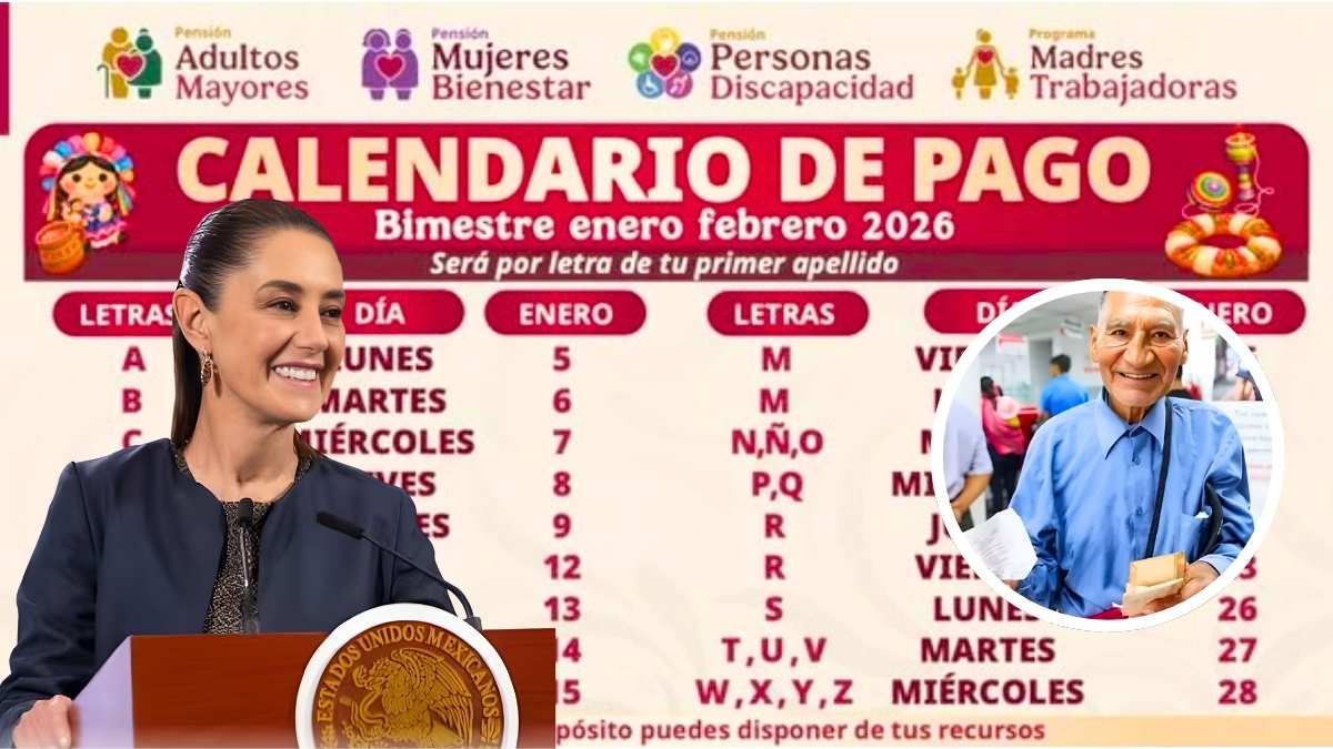 Fechas de pago Pensión Bienestar Adultos Mayores 2026